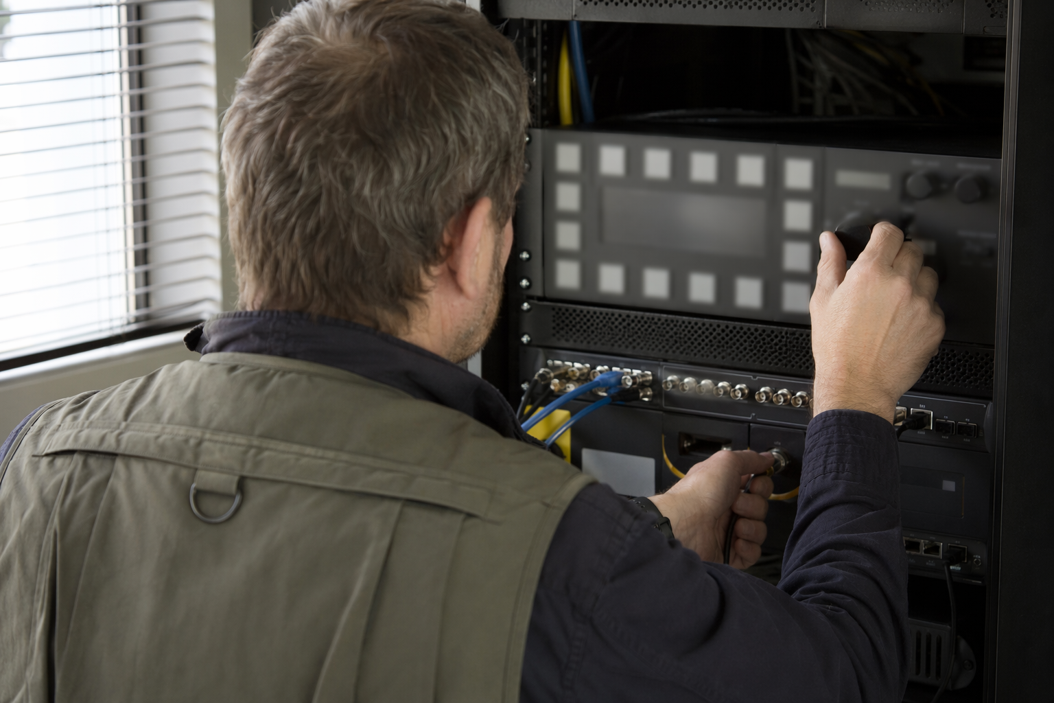 Systems integrator configuring scanning appliance controls for network vulnerability scanning