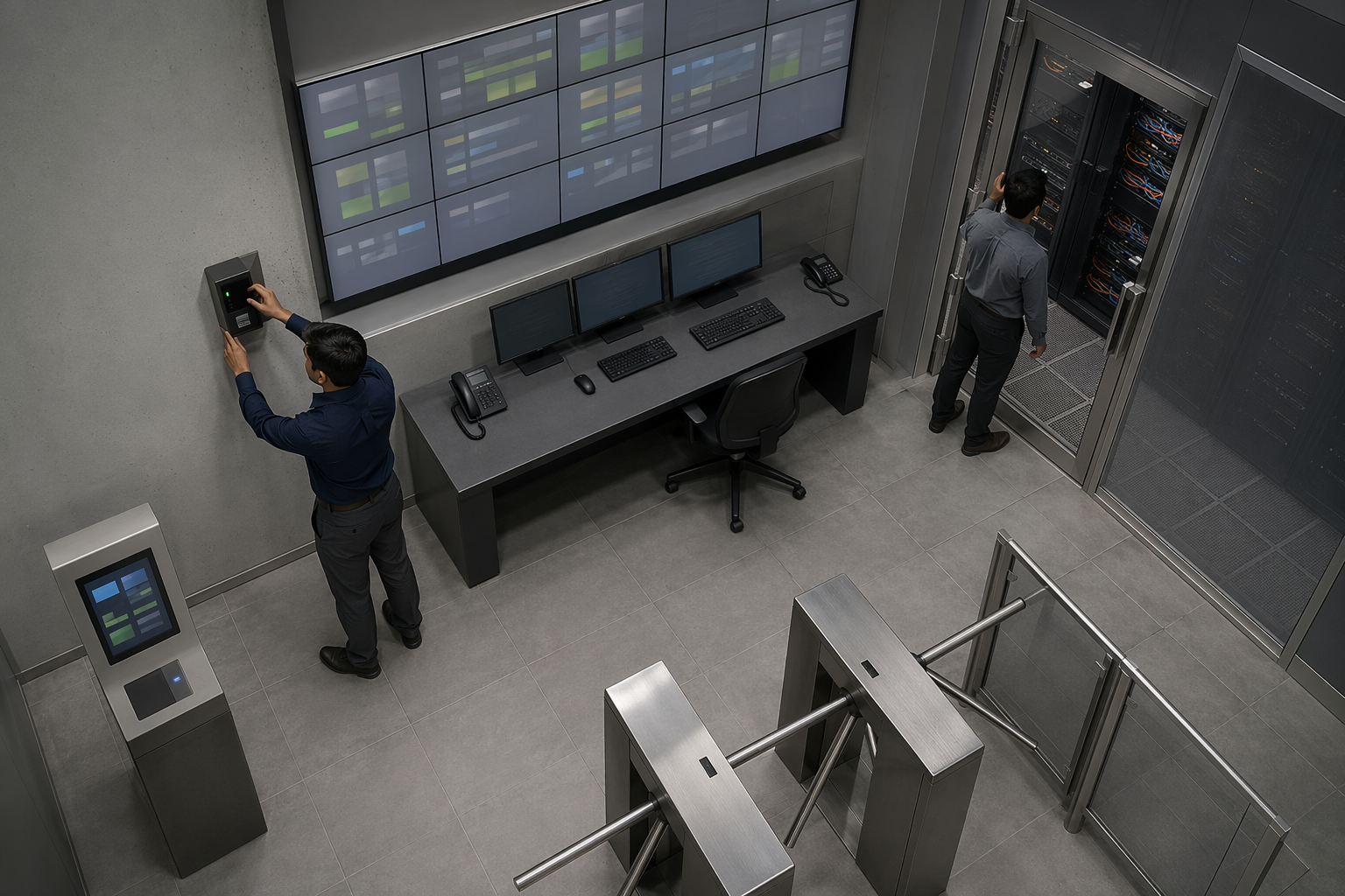 cyber essentials checklist, CNI control room access panels illustrating firewall boundary protection principles