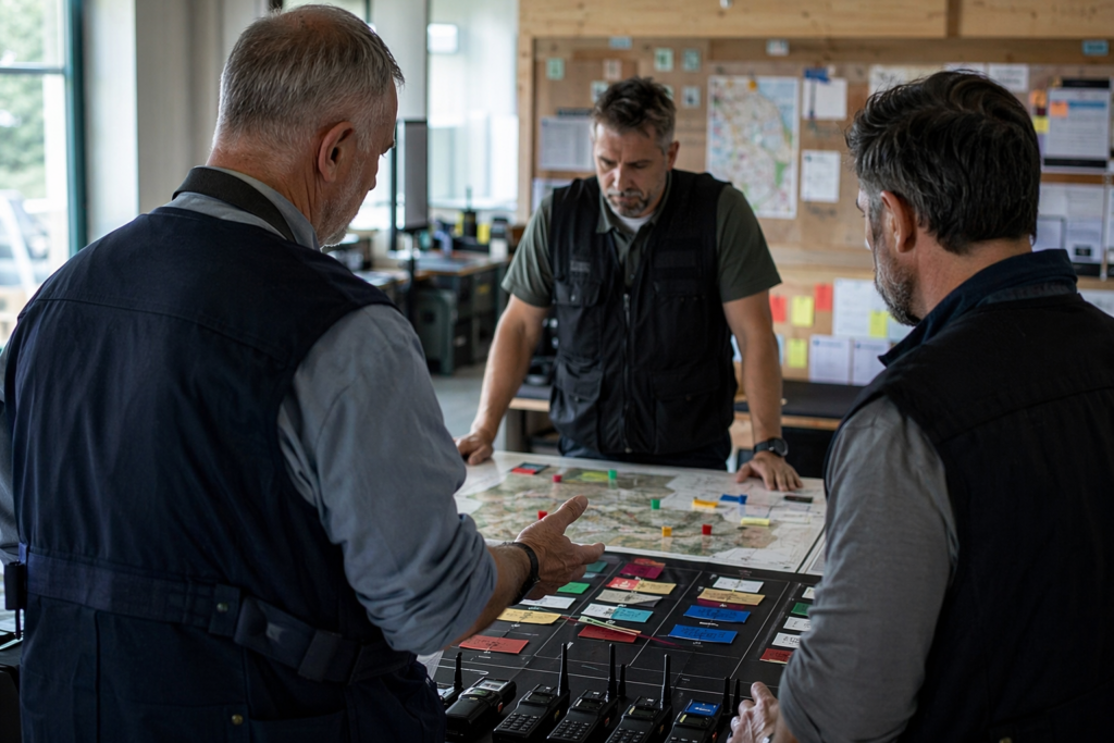 Incident response team coordinating in a cyber war-room, ciso as a service