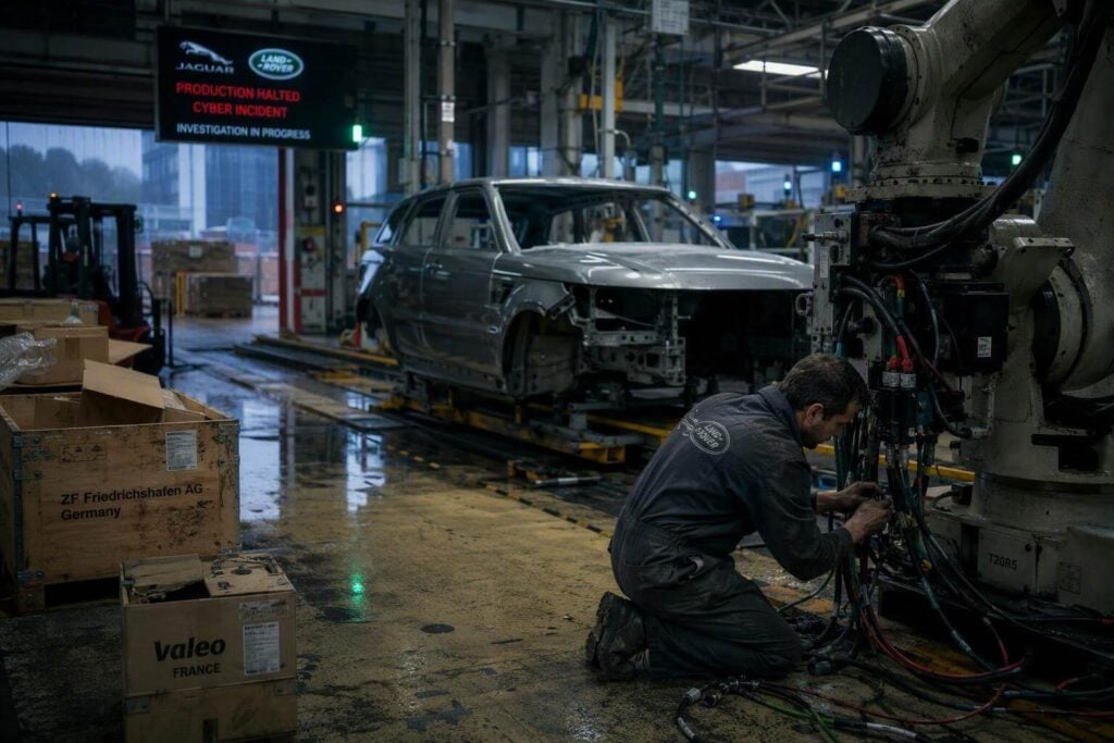 JLR cyber attack recovery hampered by Middle East supply disruption