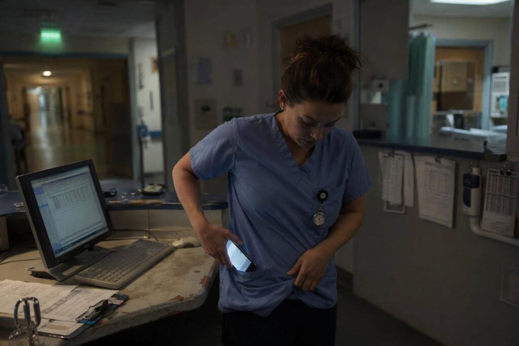 NHS insider data breach via patient record screenshot