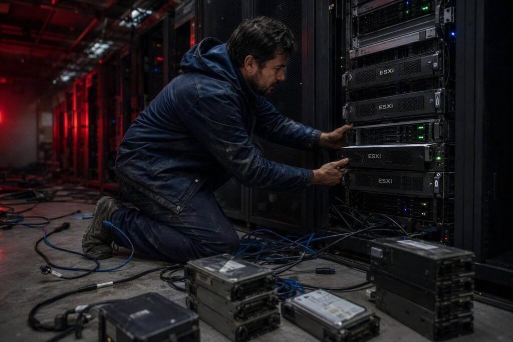 Ransomware wipes VMware ESXi hosts at hosting provider, linked to recent VMware flaw