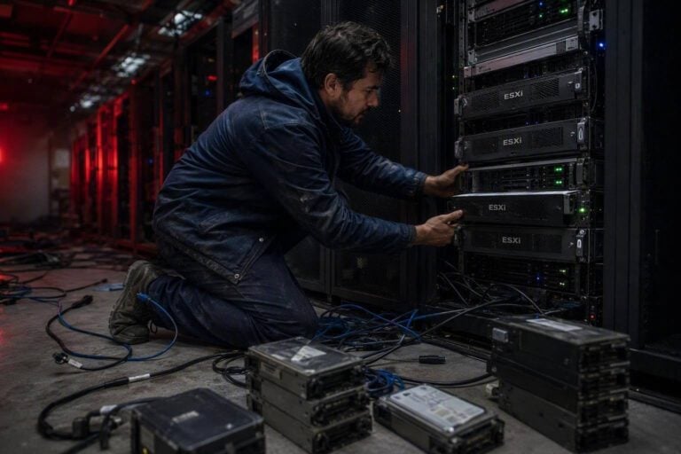 Ransomware wipes VMware ESXi hosts at hosting provider, linked to recent VMware flaw