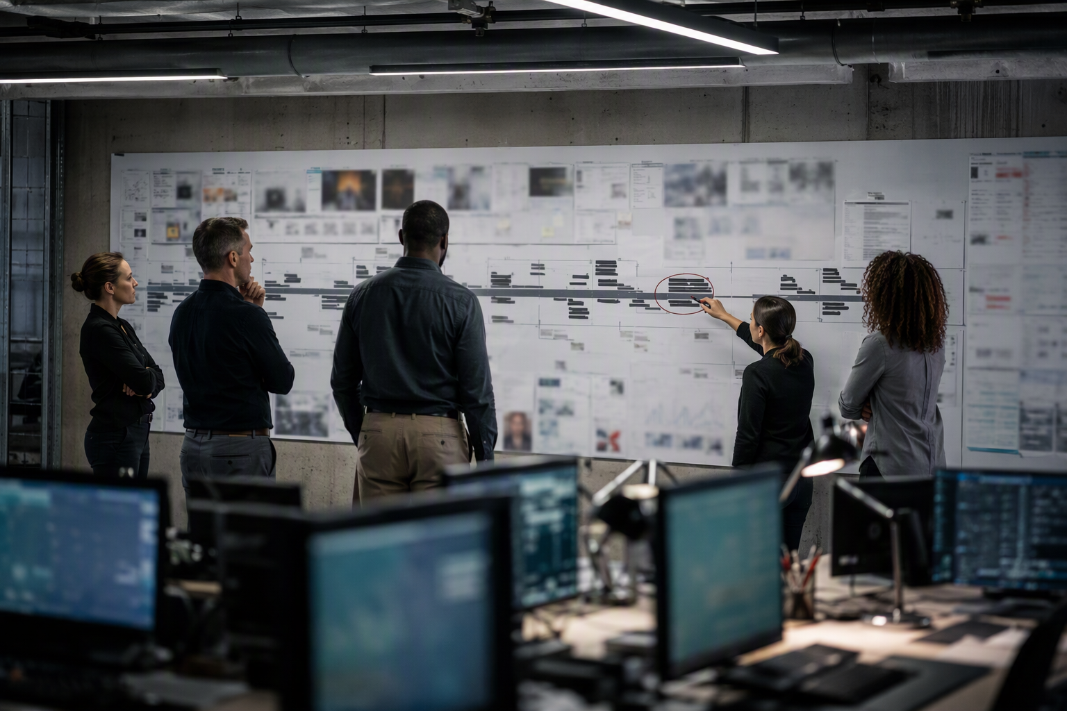 Coordinated incident response room suggesting cloud penetration testing scenarios
