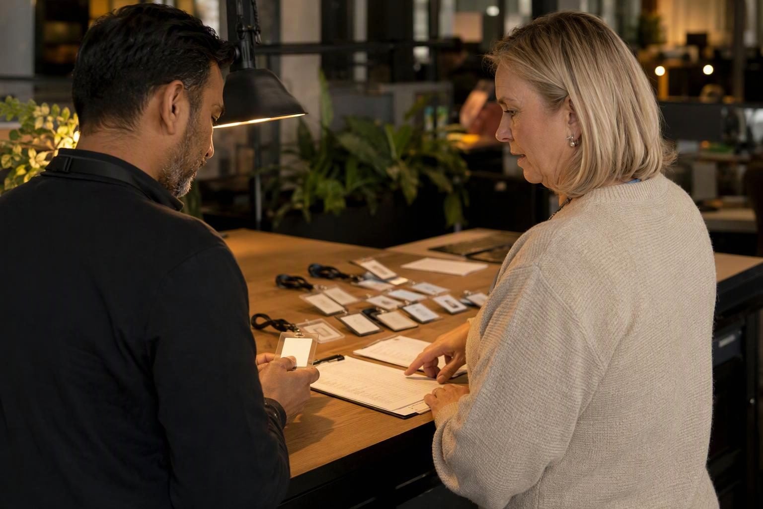 IT administrator and service owner checking access review evidence