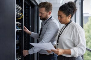 UK staff check office systems as part of cyber protection